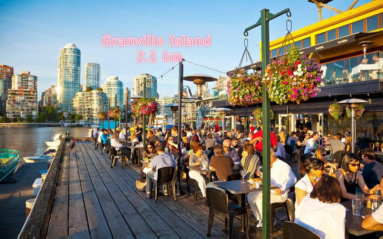 Robson & Granville Luxury Suite Vancouver Buitenkant foto